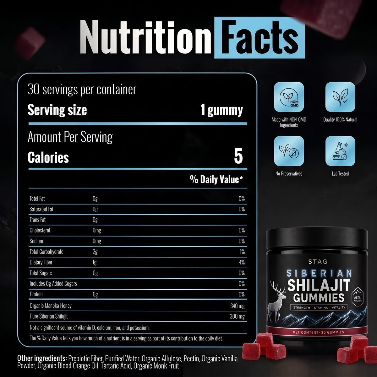 Siberian Shilajit Gummies
