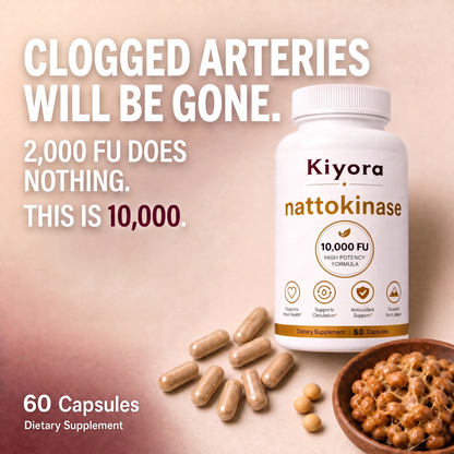 Nattokinase Capsules - Naturally Supports Clear Arteries