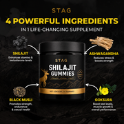 Stag® Shilajit Gummies
