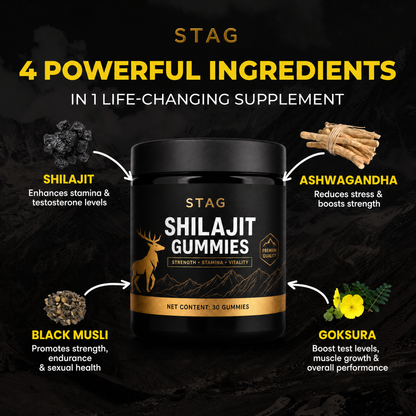 Stag® Shilajit Gummies