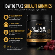Stag® Shilajit Gummies