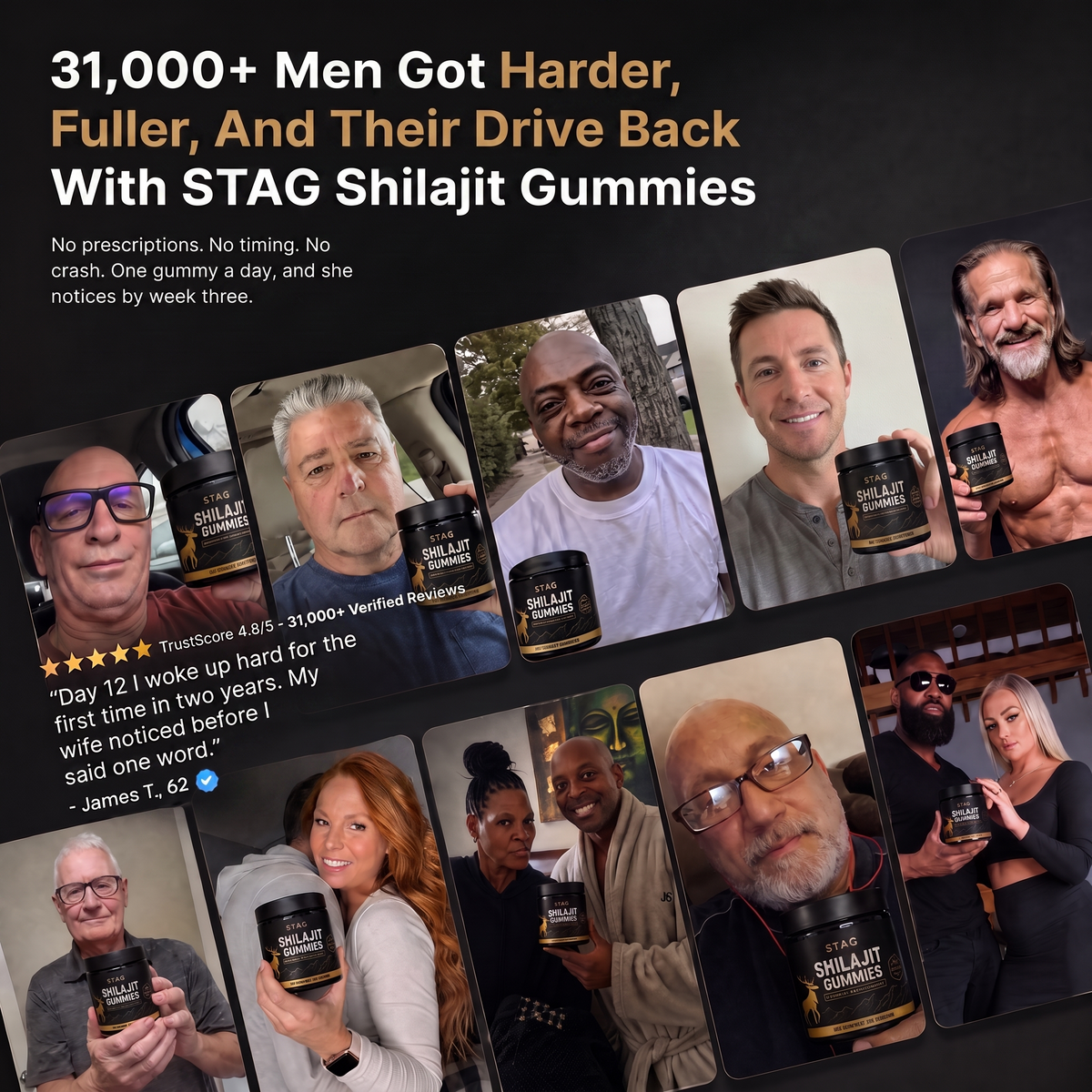 Stag® Shilajit Gummies